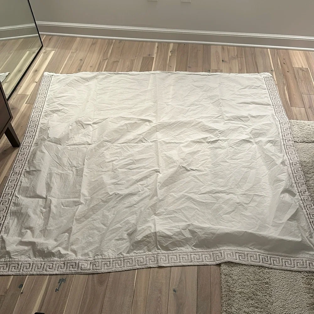 Greek Key Shower Curtain
